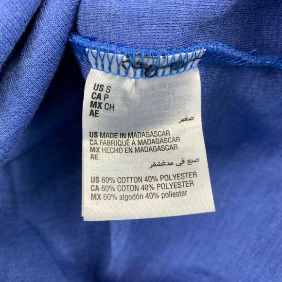 Club Room Mens 1/4-Zip French Rib Sweater Blue S - Picture 4 of 4